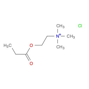 Ethanaminium, N,N,N-trimethyl-2-(1-oxopropoxy)-, chloride (1:1)