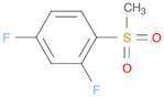 Benzene, 2,4-difluoro-1-(methylsulfonyl)-