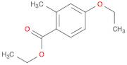 Benzoic acid, 4-ethoxy-2-methyl-, ethyl ester