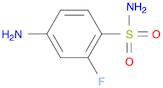 Benzenesulfonamide, 4-amino-2-fluoro-