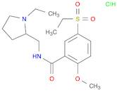 Benzamide, N-[(1-ethyl-2-pyrrolidinyl)methyl]-5-(ethylsulfonyl)-2-methoxy-, hydrochloride (1:1)