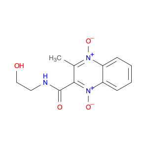 2-Quinoxalinecarboxamide, N-(2-hydroxyethyl)-3-methyl-, 1,4-dioxide