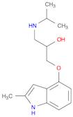 2-Propanol, 1-[(1-methylethyl)amino]-3-[(2-methyl-1H-indol-4-yl)oxy]-