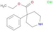 4-Piperidinecarboxylic acid, 4-phenyl-, ethyl ester, hydrochloride (1:1)