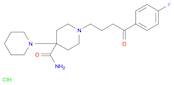 [1,4'-Bipiperidine]-4'-carboxamide, 1'-[4-(4-fluorophenyl)-4-oxobutyl]-, hydrochloride (1:2)