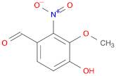 Benzaldehyde, 4-hydroxy-3-methoxy-2-nitro-