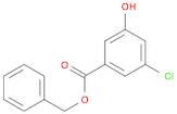 Benzoic acid, 3-chloro-5-hydroxy-, phenylmethyl ester