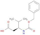 Pentanoic acid, 4-methyl-3-[[(phenylmethoxy)carbonyl]amino]-, (3S)-