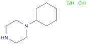 Piperazine, 1-cyclohexyl-, hydrochloride (1:2)