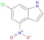 1H-Indole, 6-chloro-4-nitro-