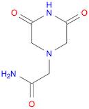 1-Piperazineacetamide, 3,5-dioxo-