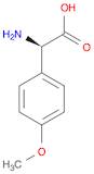 Benzeneacetic acid, α-amino-4-methoxy-, (αR)-