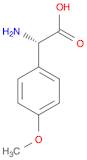 Benzeneacetic acid, α-amino-4-methoxy-, (αS)-