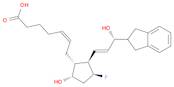 5-Heptenoic acid, 7-[(1R,2R,3S,5S)-2-[(1E,3R)-3-(2,3-dihydro-1H-inden-2-yl)-3-hydroxy-1-propen-1-y…