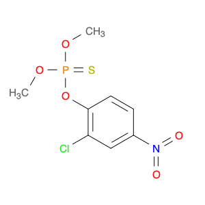 Phosphorothioic acid, O-(2-chloro-4-nitrophenyl) O,O-dimethyl ester