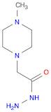 1-Piperazineacetic acid, 4-methyl-, hydrazide