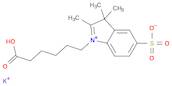 3H-Indolium, 1-(5-carboxypentyl)-2,3,3-trimethyl-5-sulfo-, inner salt, potassium salt (1:1)