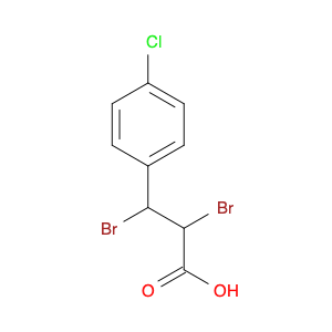 Benzenepropanoic acid, α,β-dibromo-4-chloro-