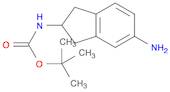 Carbamic acid, N-(5-amino-2,3-dihydro-1H-inden-2-yl)-, 1,1-dimethylethyl ester