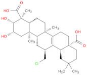 27-Norolean-13-ene-23,28-dioic acid, 12-(chloromethyl)-2,3-dihydroxy-, (2β,3β,4α,12α)-