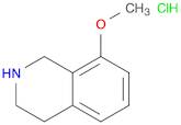 Isoquinoline, 1,2,3,4-tetrahydro-8-methoxy-, hydrochloride (1:1)