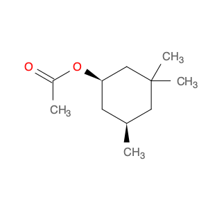 Cyclohexanol, 3,3,5-trimethyl-, 1-acetate, (1R,5R)-rel-