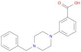 Benzoic acid, 3-[4-(phenylmethyl)-1-piperazinyl]-