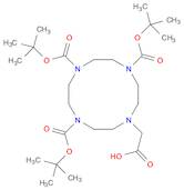 1,4,7,10-Tetraazacyclododecane-1,4,7-tricarboxylic acid, 10-(carboxymethyl)-, 1,4,7-tris(1,1-dimet…