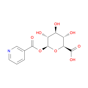 Glucopyranuronic acid, 1-nicotinate, β-D- (6CI,8CI)