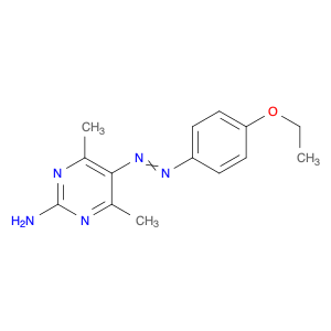 2-Pyrimidinamine, 5-[2-(4-ethoxyphenyl)diazenyl]-4,6-dimethyl-