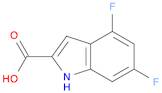 1H-Indole-2-carboxylic acid, 4,6-difluoro-