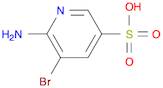 3-Pyridinesulfonic acid, 6-amino-5-bromo-