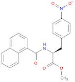 L-Phenylalanine, N-(1-naphthalenylcarbonyl)-4-nitro-, methyl ester