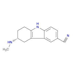 1H-Carbazole-6-carbonitrile, 2,3,4,9-tetrahydro-3-(methylamino)-, (3R)-