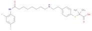 Propanoic acid, 2-[[4-[2-[[[(2,4-difluorophenyl)amino]carbonyl]heptylamino]ethyl]phenyl]thio]-2-me…