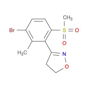 3-[3-Bromo-2-methyl-6-(methylsulfonyl)phenyl]-4,5-dihydroisoxazole