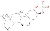 Androstan-17-one, 3-(sulfooxy)-, (3α,5α)-