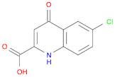 2-Quinolinecarboxylic acid, 6-chloro-1,4-dihydro-4-oxo-