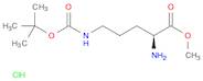 L-Ornithine, N5-[(1,1-dimethylethoxy)carbonyl]-, methyl ester, hydrochloride (1:1)