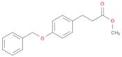 Benzenepropanoic acid, 4-(phenylmethoxy)-, methyl ester