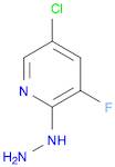 Pyridine, 5-chloro-3-fluoro-2-hydrazinyl-