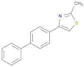 Thiazole, 4-[1,1'-biphenyl]-4-yl-2-methyl-