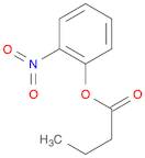 Butanoic acid, 2-nitrophenyl ester