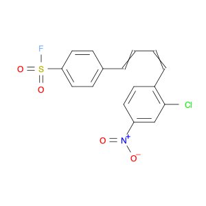 Benzenesulfonyl fluoride, 4-[4-(2-chloro-4-nitrophenyl)-1,3-butadien-1-yl]-