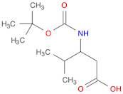 Pentanoic acid, 3-[[(1,1-dimethylethoxy)carbonyl]amino]-4-methyl-