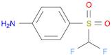 Benzenamine, 4-[(difluoromethyl)sulfonyl]-