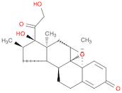 Pregna-1,4-diene-3,20-dione, 9,11-epoxy-17,21-dihydroxy-16-methyl-, (9β,11β,16α)-