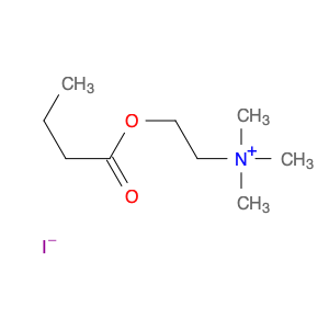 Ethanaminium, N,N,N-trimethyl-2-(1-oxobutoxy)-, iodide (1:1)