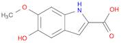 1H-Indole-2-carboxylic acid, 5-hydroxy-6-methoxy-