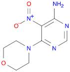 4-Pyrimidinamine, 6-(4-morpholinyl)-5-nitro-